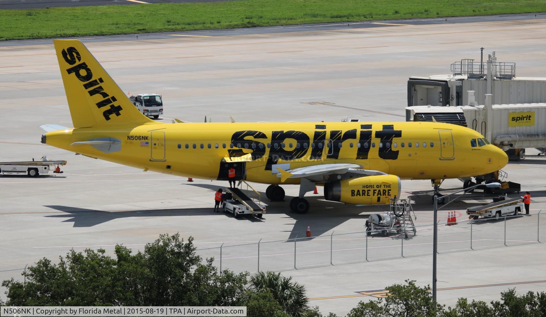 N506NK, 2005 Airbus A319-132 C/N 2490, Spirit