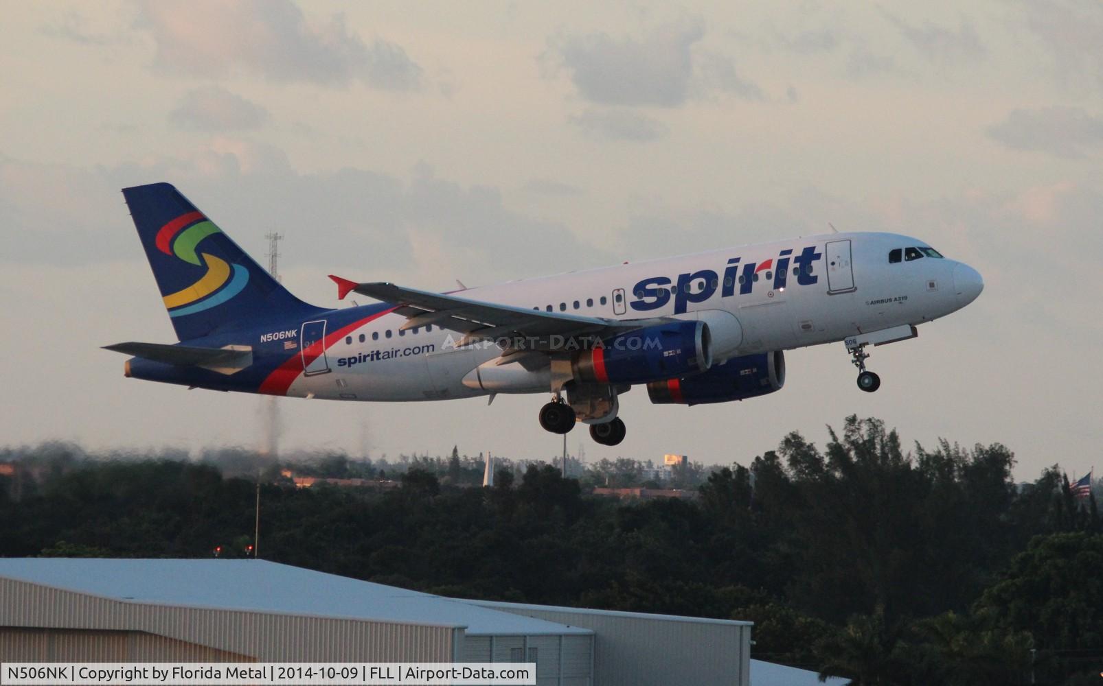 N506NK, 2005 Airbus A319-132 C/N 2490, Spirit