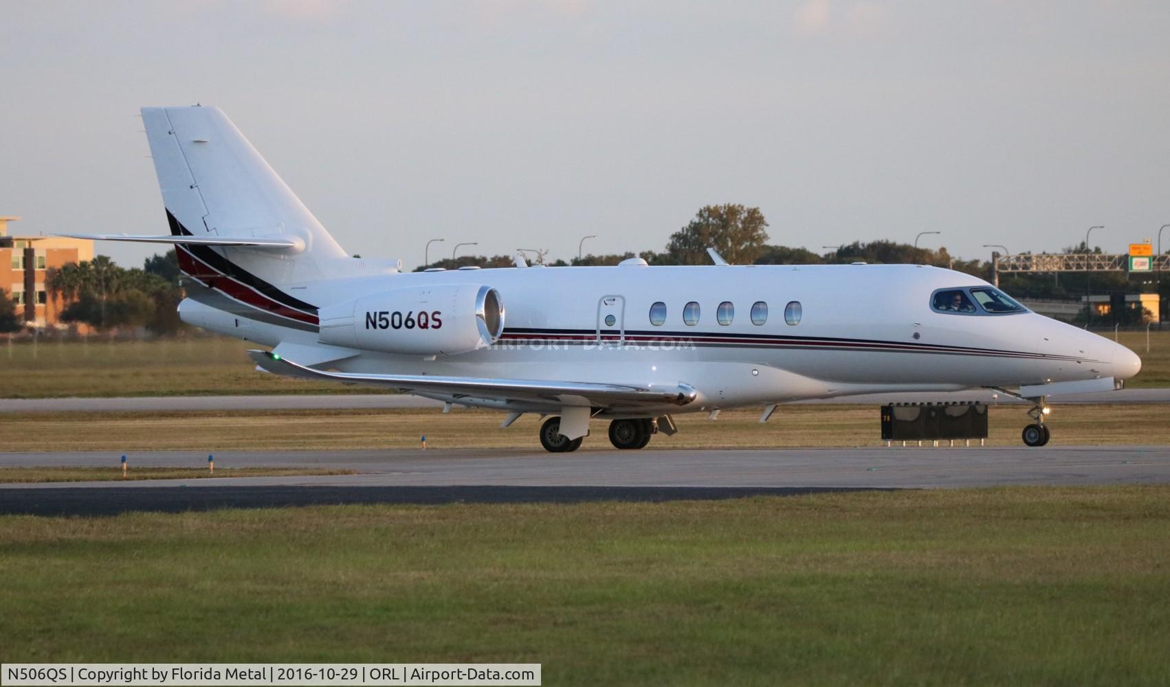 N506QS, 2016 Cessna 680A Citation Latitude C/N 680A-0043, Net Jets