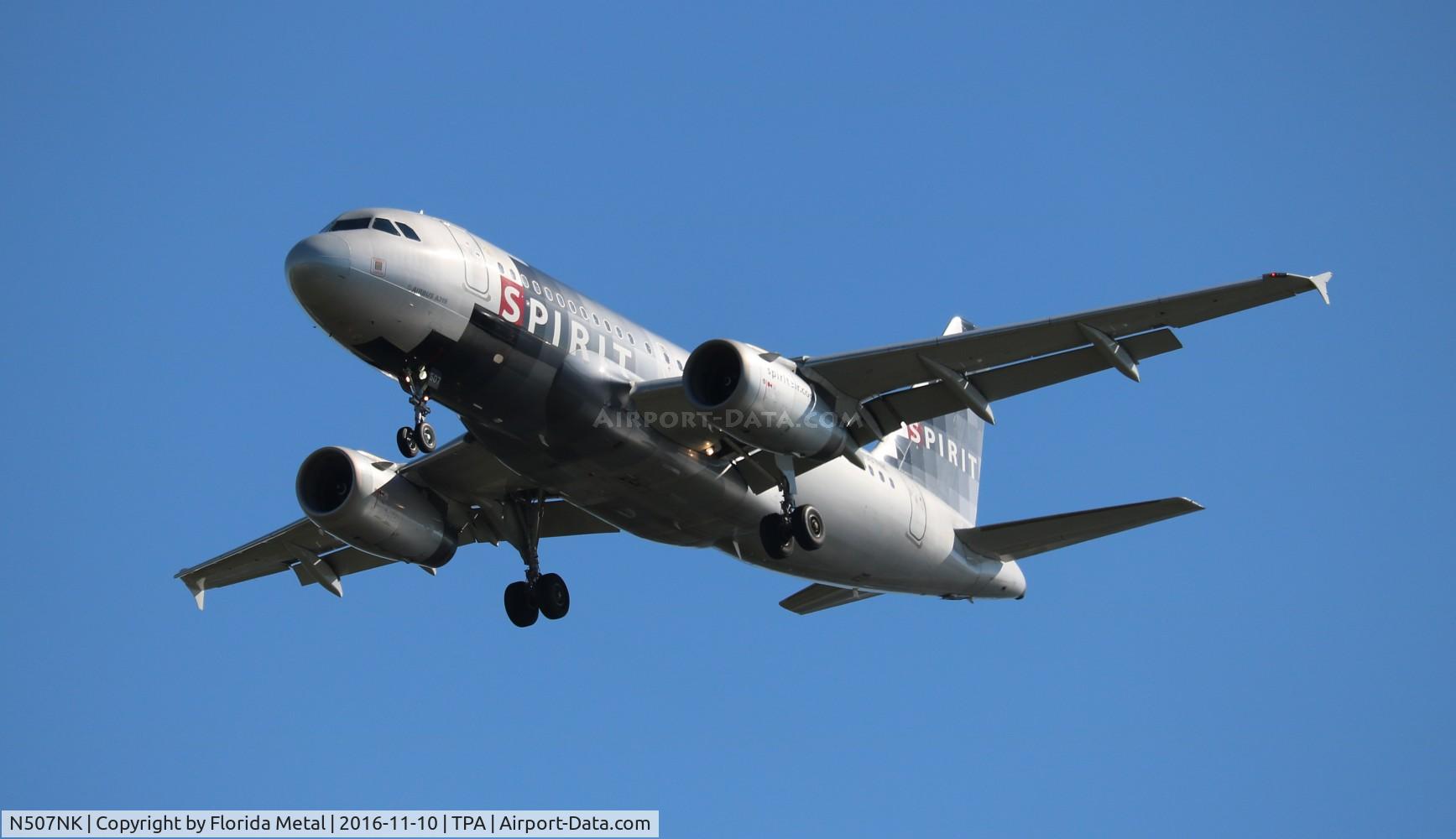 N507NK, 2005 Airbus A319-132 C/N 2560, Spirit