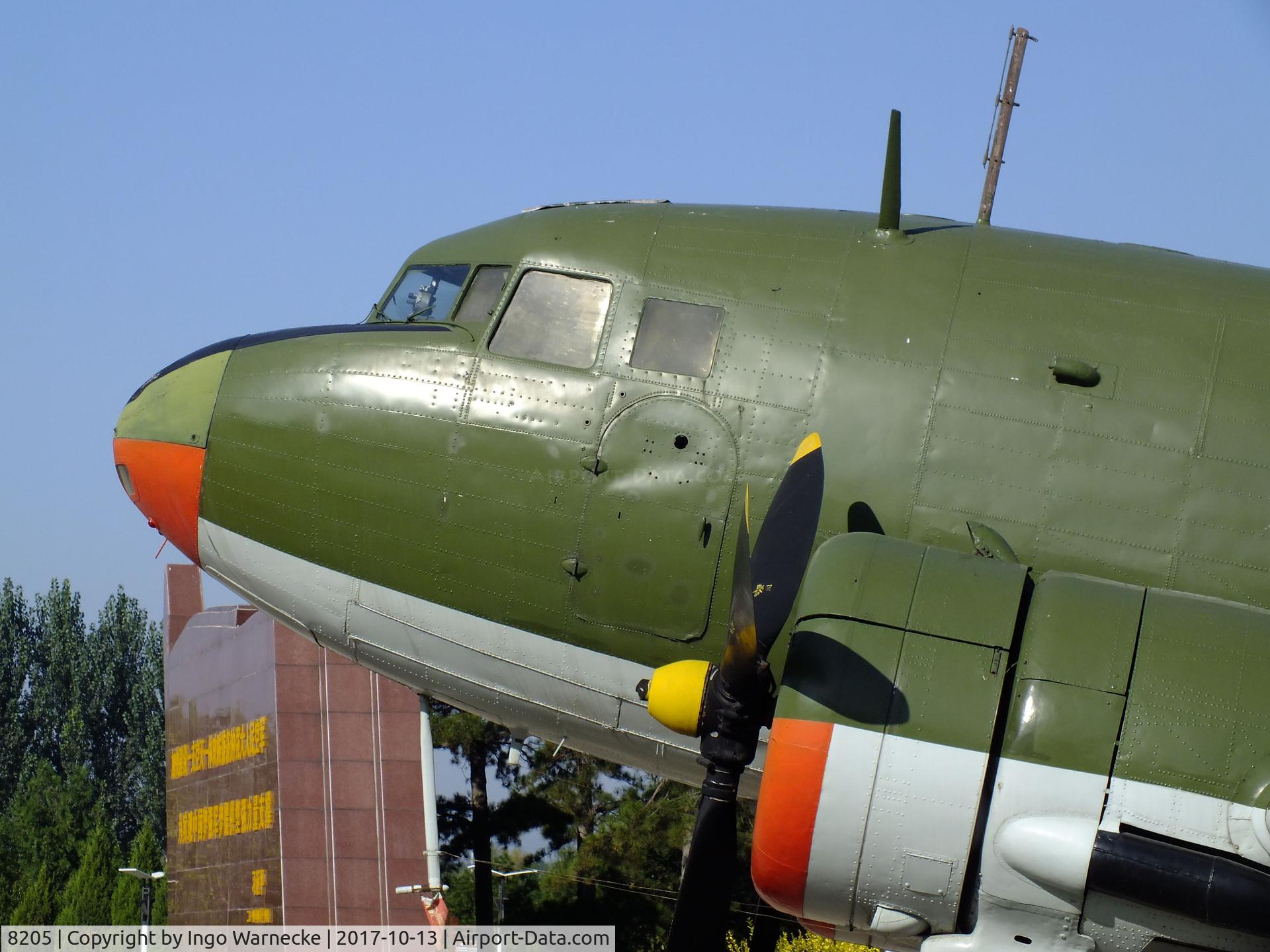 8205, 1952 Lisunov Li-2 C/N 18439709, Lisunov Li-2 CAB at the China Aviation Museum Datangshan