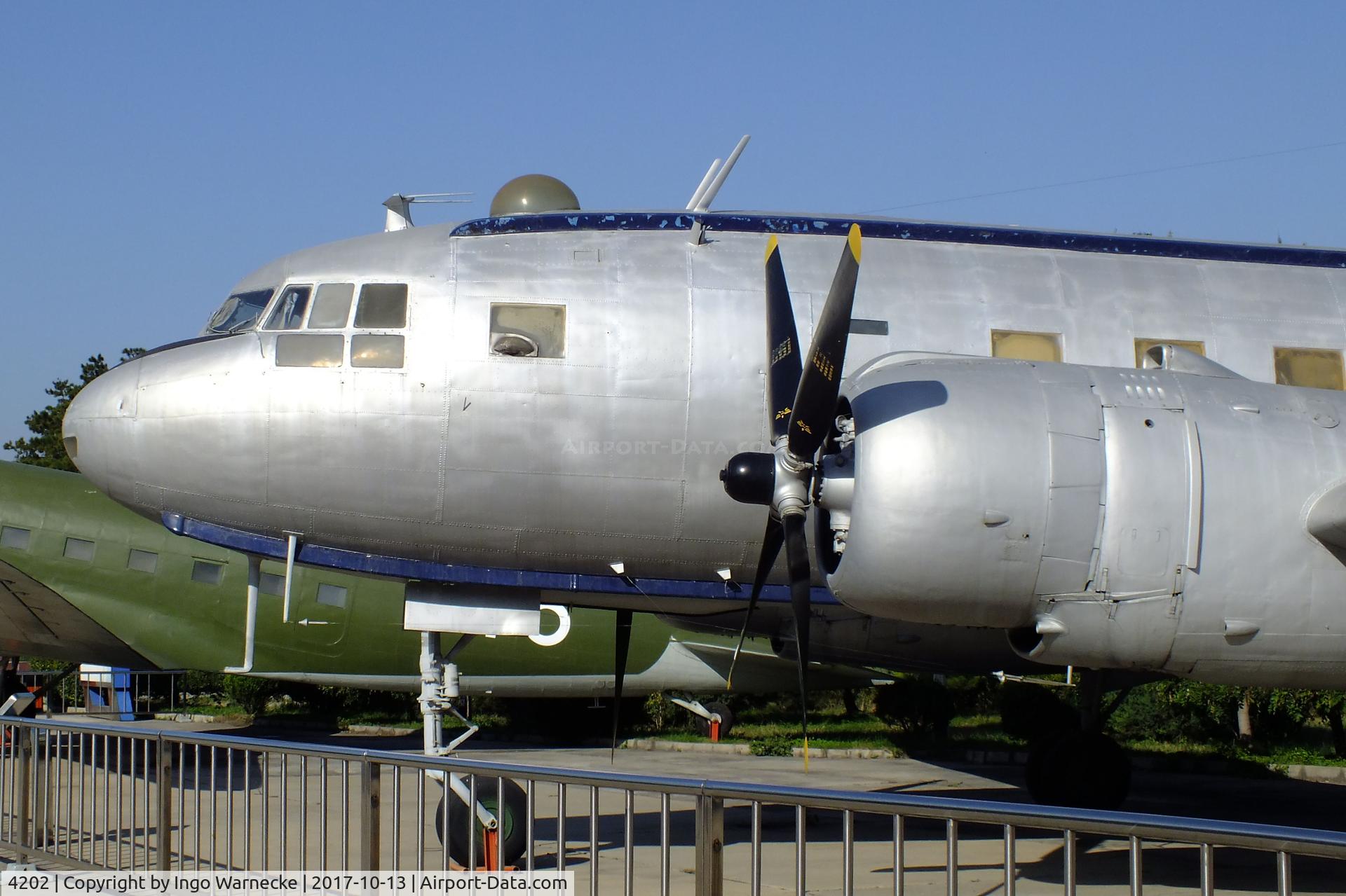 4202, Ilyushin Il-14P C/N 6341010, Ilyushin Il-14P CRATE at the China Aviation Museum Datangshan