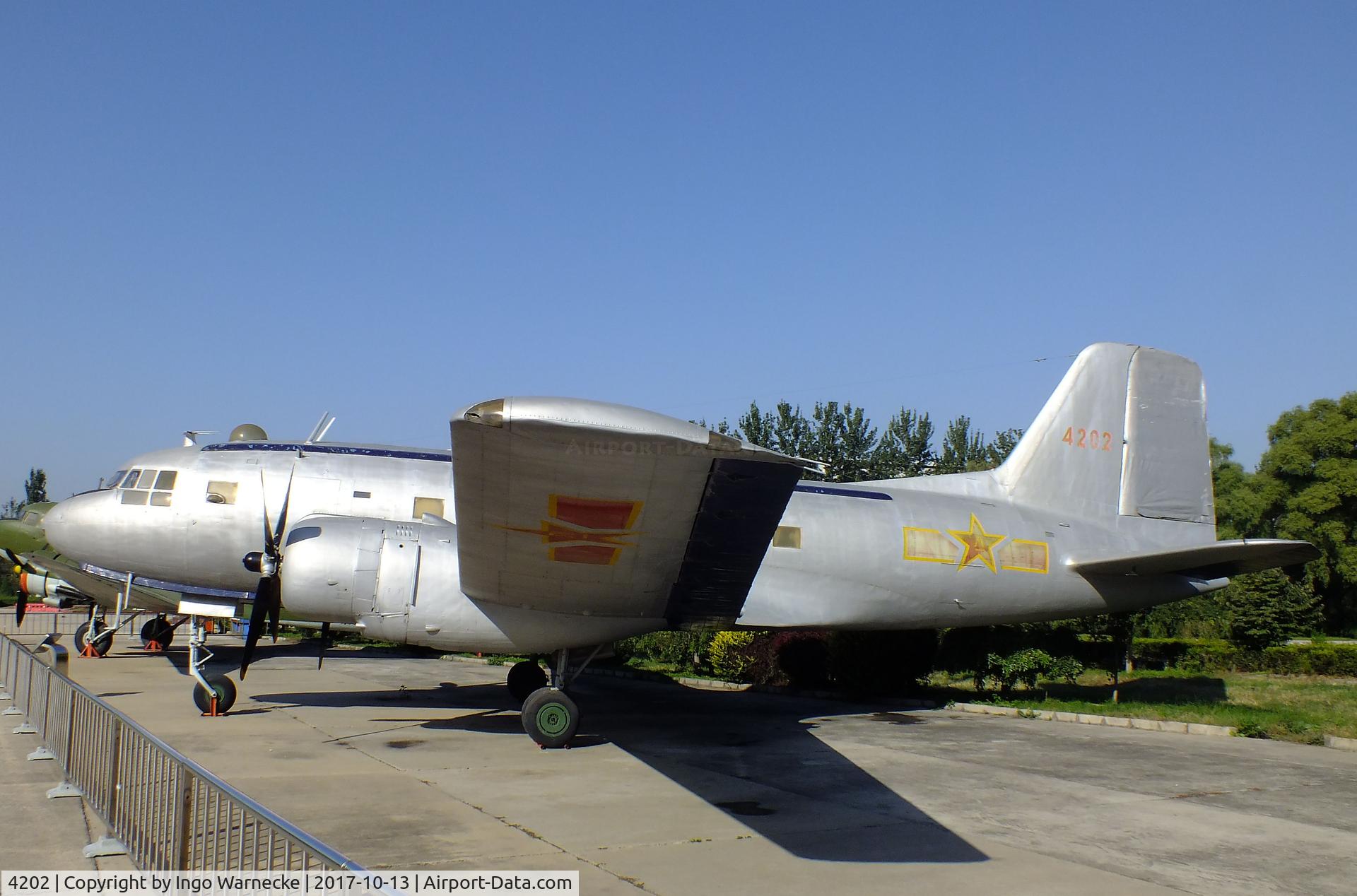 4202, Ilyushin Il-14P C/N 6341010, Ilyushin Il-14P CRATE at the China Aviation Museum Datangshan