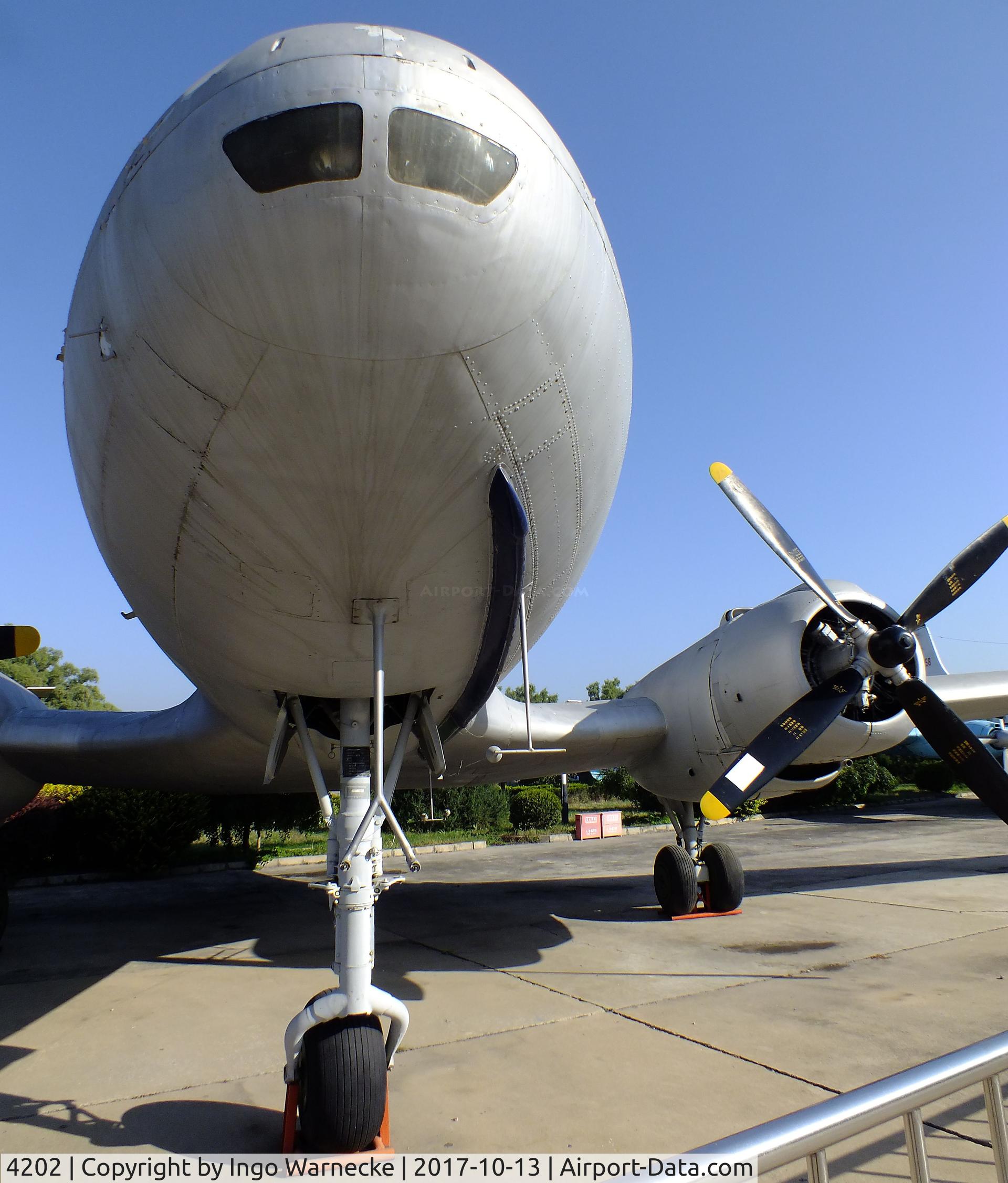 4202, Ilyushin Il-14P C/N 6341010, Ilyushin Il-14P CRATE at the China Aviation Museum Datangshan