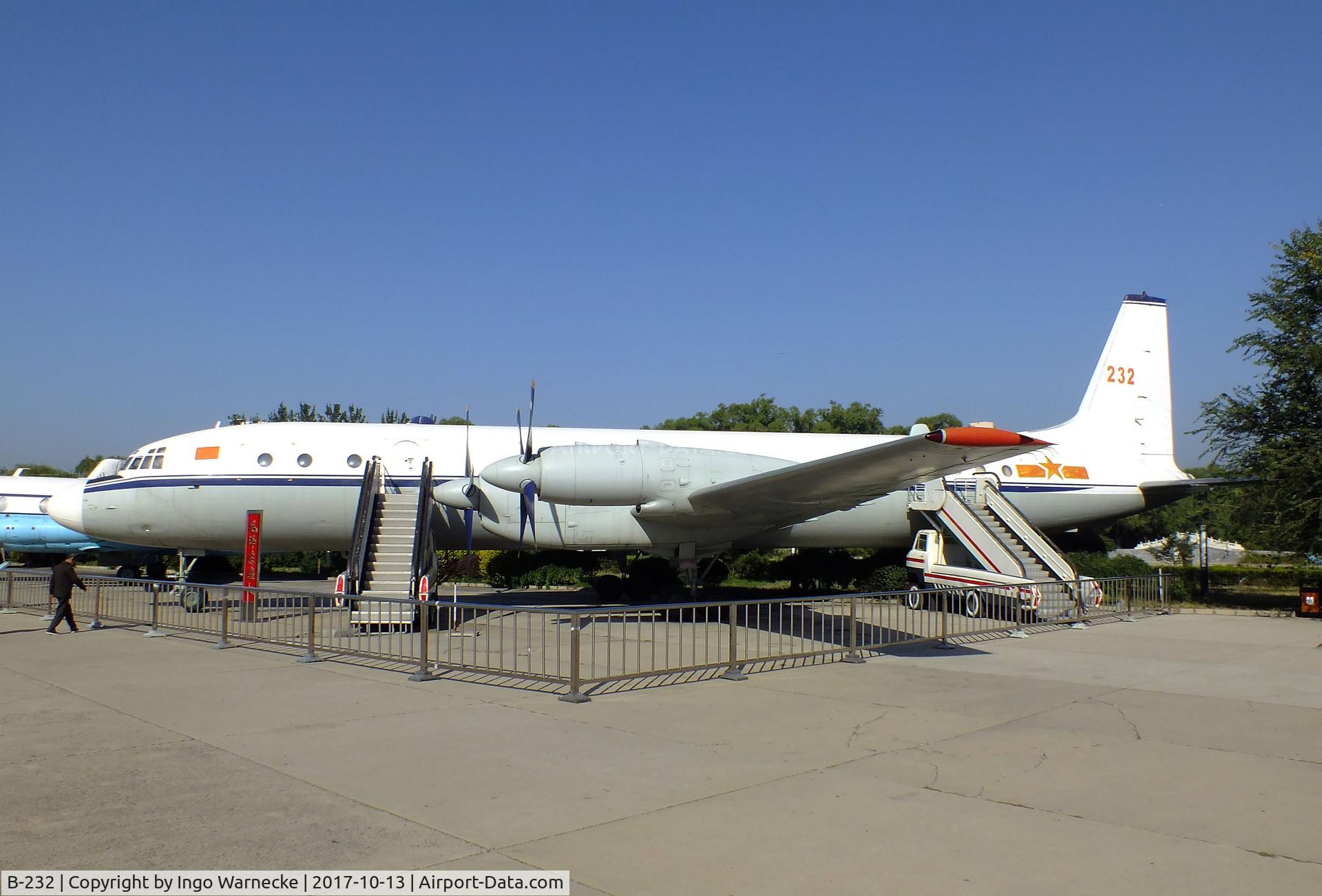 B-232, Ilyushin Il-18V C/N 184007605, Ilyushin Il-18V COOT at the China Aviation Museum Datangshan