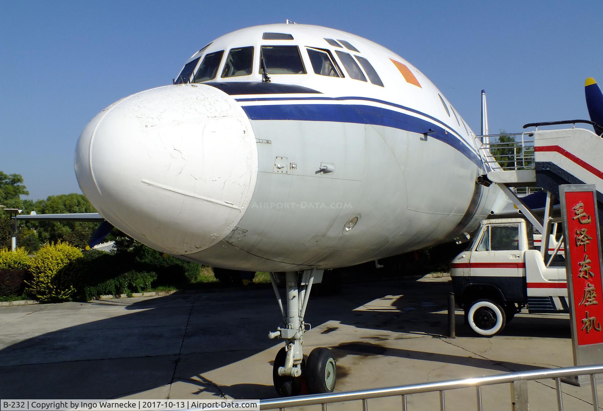 B-232, Ilyushin Il-18V C/N 184007605, Ilyushin Il-18V COOT at the China Aviation Museum Datangshan