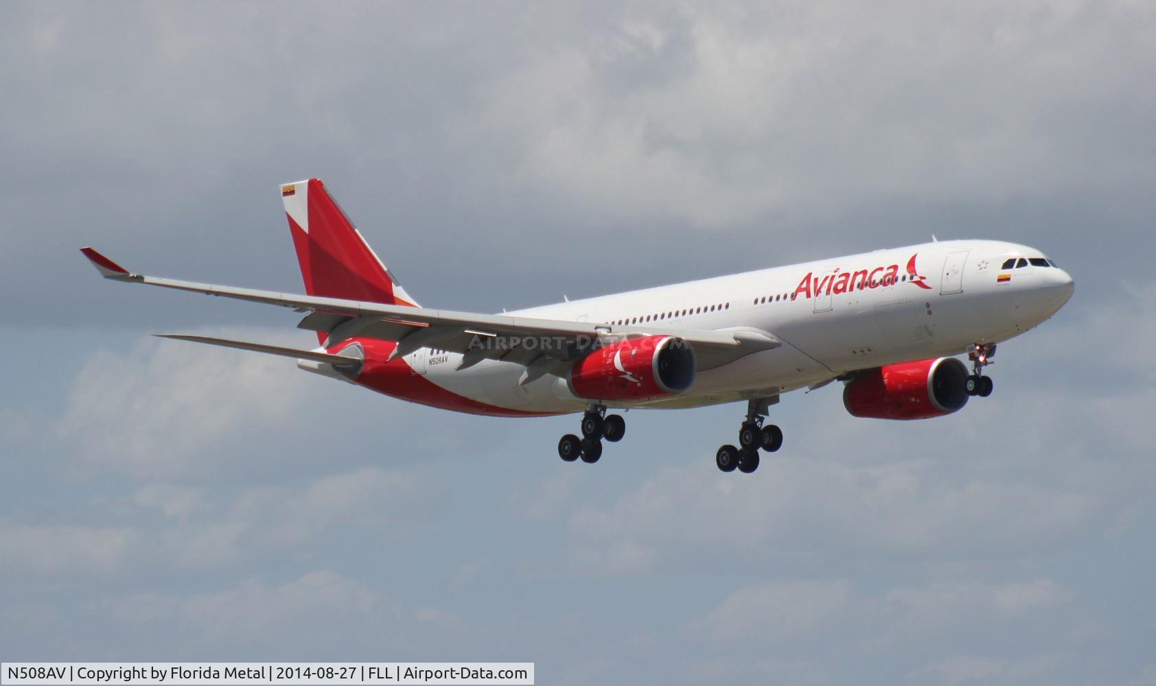 N508AV, 2014 Airbus A330-243 C/N 1508, Avianca