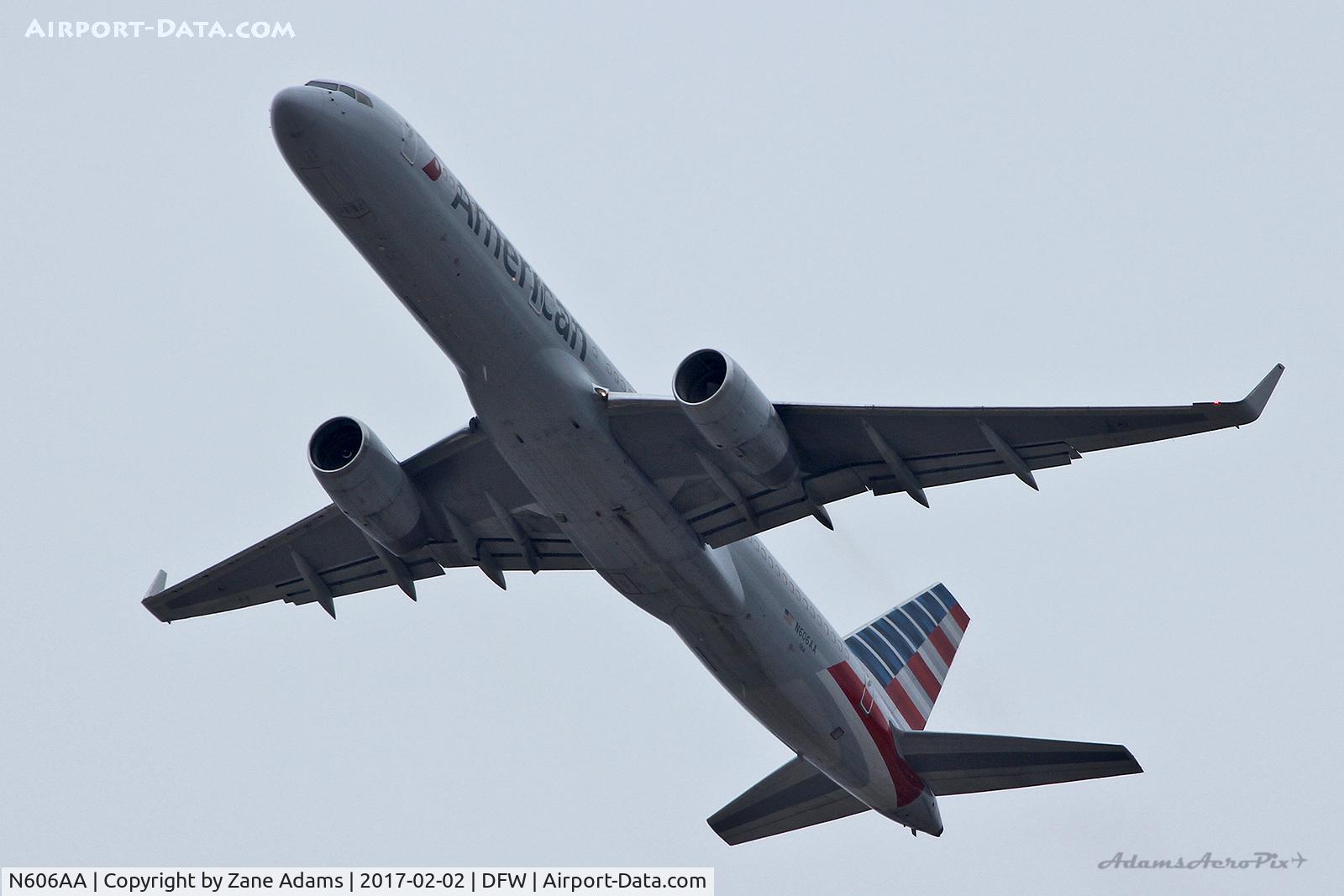 N606AA, 1996 Boeing 757-223 C/N 27057, Departing DFW Airport