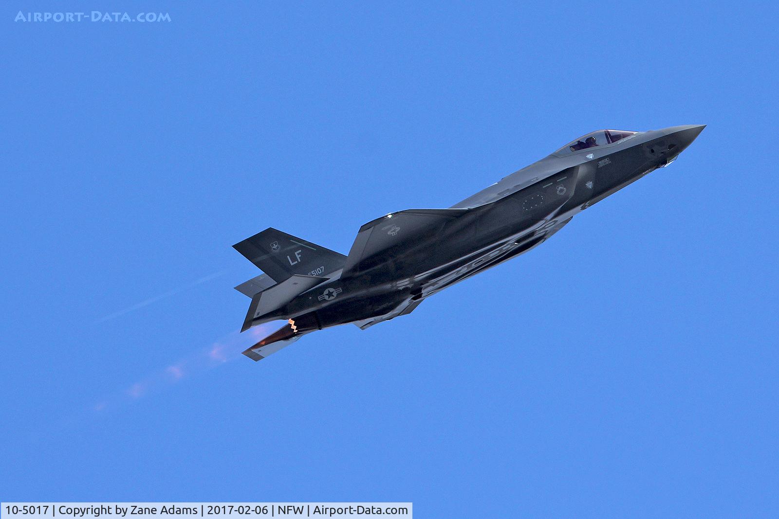 10-5017, 2013 Lockheed Martin F-35A Lightning II C/N AF-29, Departing NAS Fort Worth - Quickly
