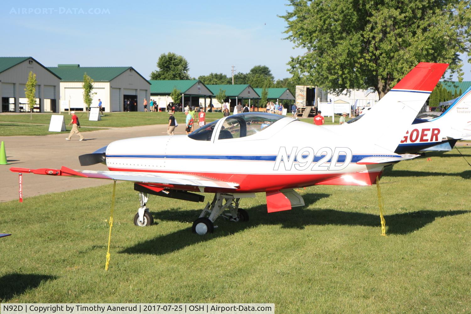 N92D, 1997 Questair Venture C/N DUNHAM 0002, 1997 Questair Venture, c/n: DUNHAM 0002