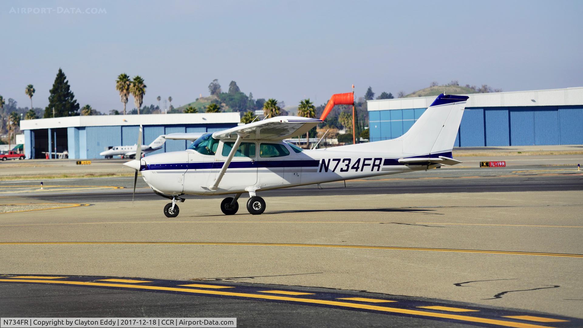 N734FR, 1977 Cessna 172N C/N 17268824, Buchanan Field Concord California 2017.