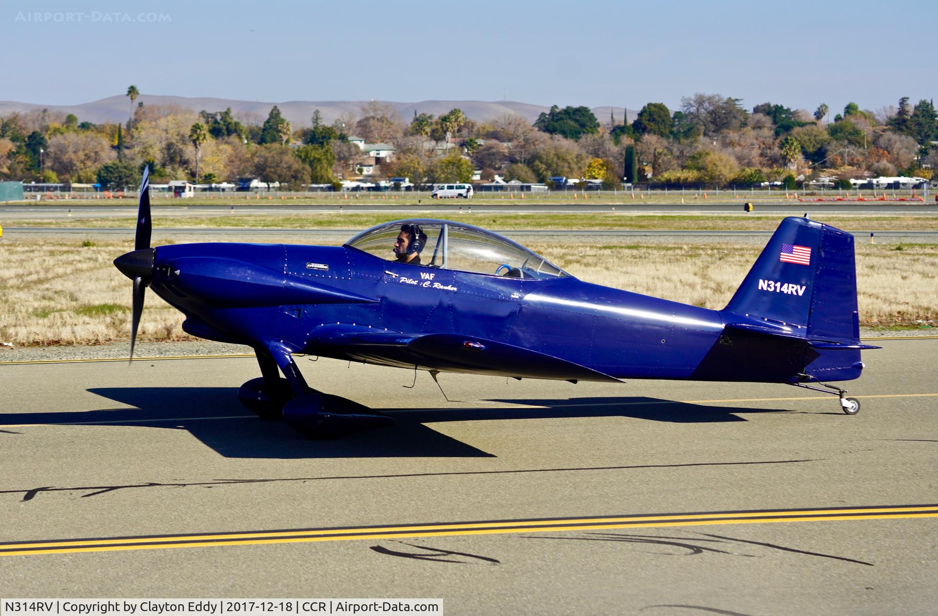 N314RV, 2007 Vans RV-4 C/N 802, Buchanan Field Concord California 2017.