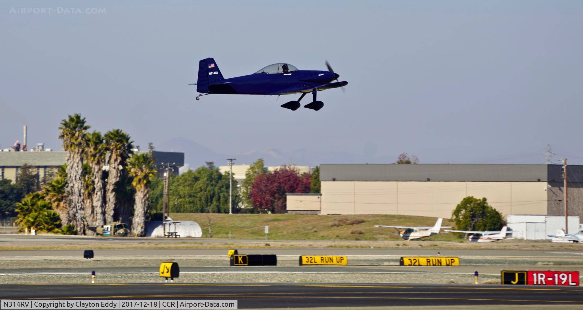 N314RV, 2007 Vans RV-4 C/N 802, Buchanan Field Concord California 2017.