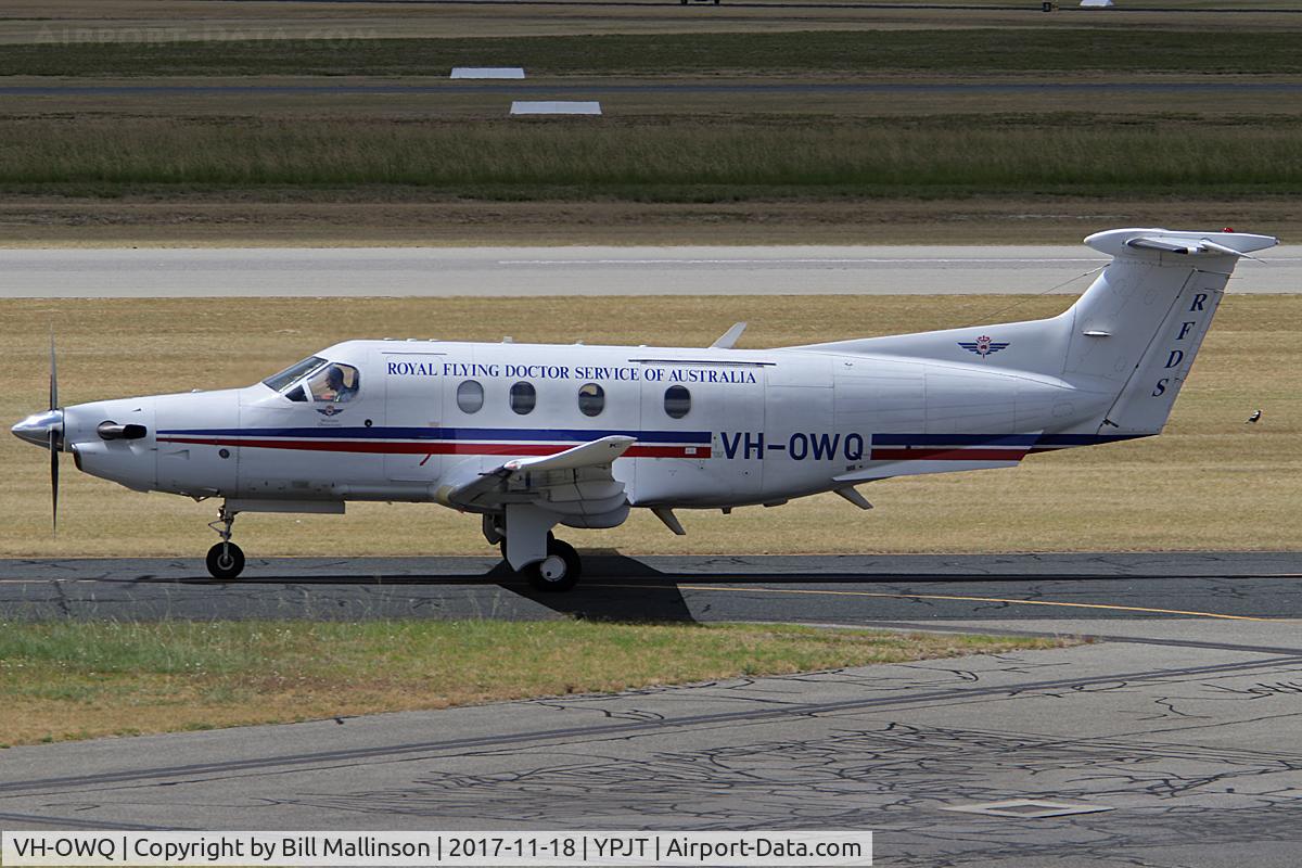VH-OWQ, 2008 Pilatus PC-12/47E C/N 1052, TAXIING