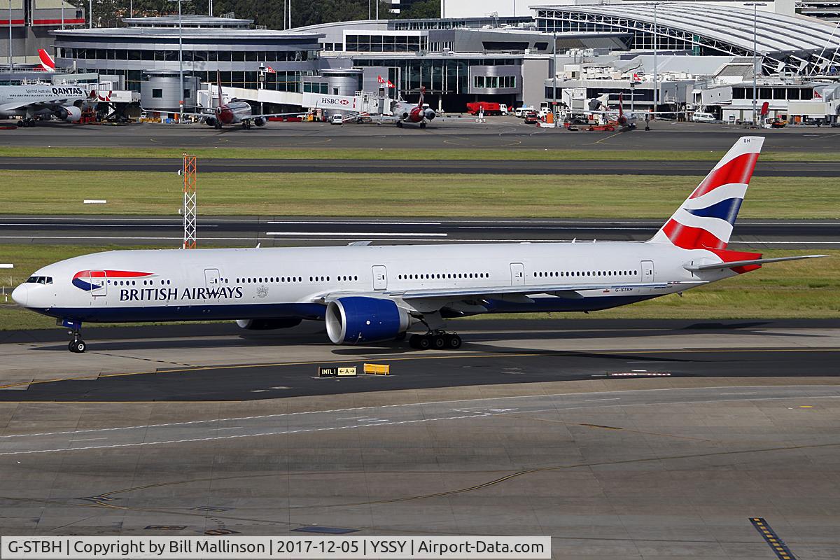 G-STBH, 2013 Boeing 777-336/ER C/N 38431, readying for SIN