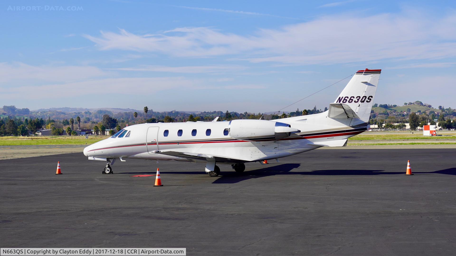 N663QS, 2002 Cessna 560XL C/N 560-5263, Buchanan Field Concord California 2017.