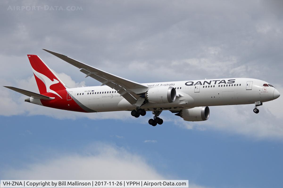 VH-ZNA, 2017 Boeing 787-9 Dreamliner C/N 39038, the new 789