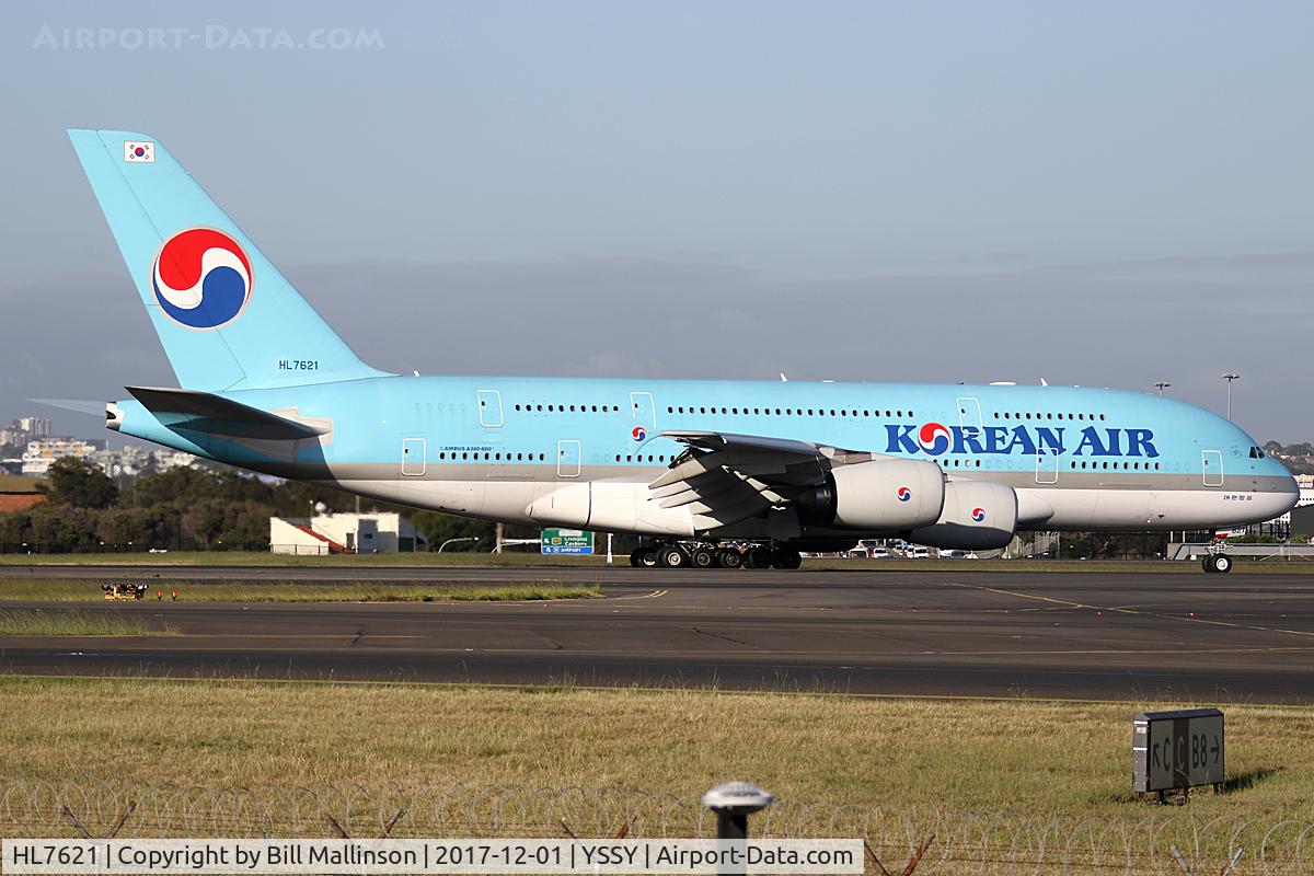 HL7621, 2012 Airbus A380-861 C/N 0126, on 34L