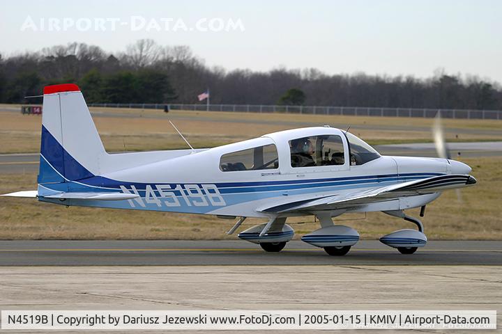 N4519B, 1979 Gulfstream American Corp AA-5B C/N AA5B1048, Gulfstream American Corp AA-5B Tiger  C/N AA5B1048, N4519B