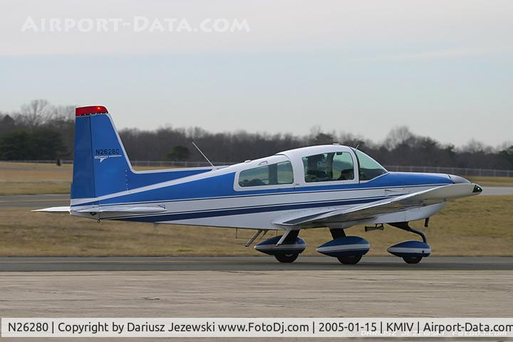 N26280, Grumman American AA-5A Cheetah C/N AA5A0503, American Aviation AA-5A Cheetah  C/N AA5A0503, N26280
