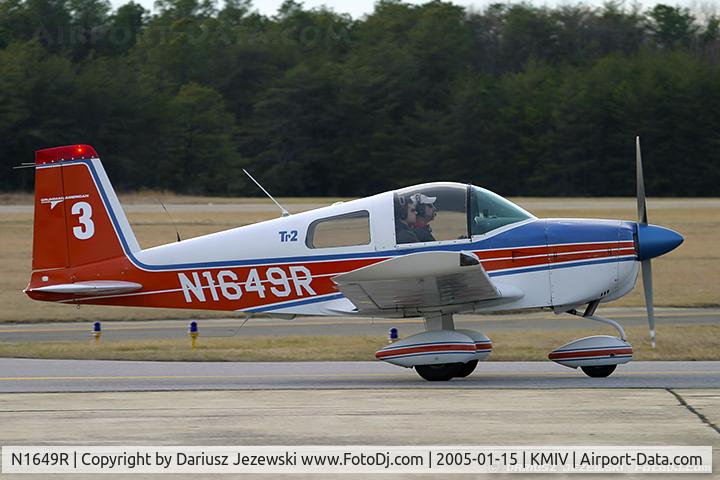 N1649R, 1976 Grumman American AA-1B Trainer C/N AA1B0649, Grumman American AA-1B Trainer  C/N AA1B0649, N1649R