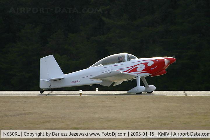 N630RL, 2001 Vans RV-8 C/N 80458, Vans RV-8  C/N 80458, N630RL