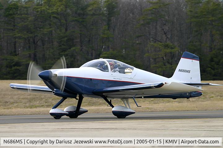 N686MS, 2001 Vans RV-6A C/N 25708, Vans RV-6A  C/N 25708, N686MS