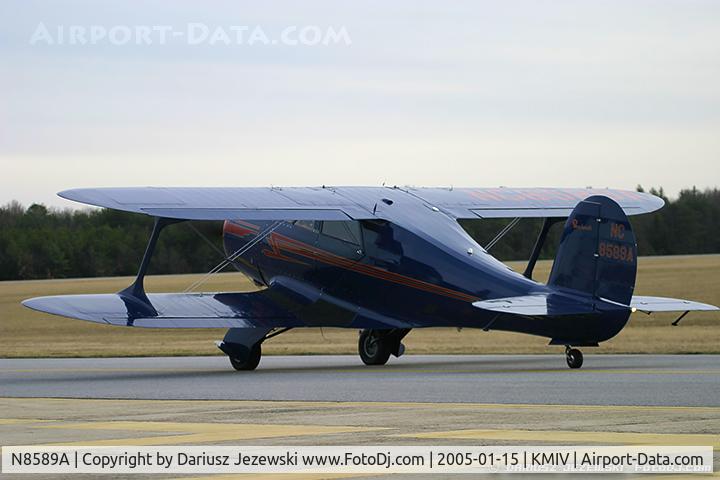 N8589A, 1949 Beech G17S C/N B-18, Beech G17S Staggerwing  C/N B-18, NC8589A