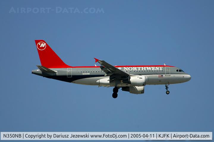 N350NB, 2002 Airbus A319-114 C/N 1819, Airbus A319-114 - Northwest Airlines  C/N 1819, N350NB