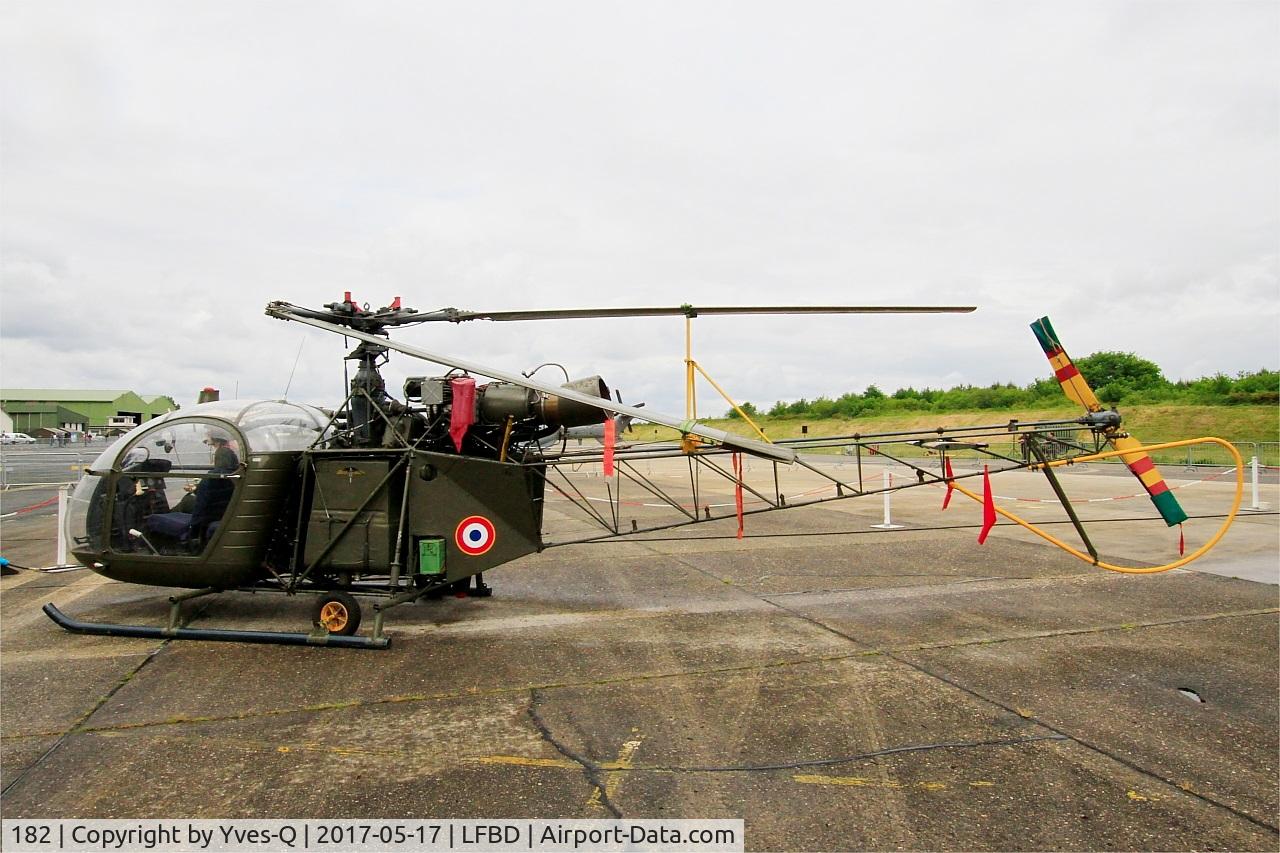 182, Sud SE-3130 Alouette II C/N 1112/C24-M182, Sud SE-3130 Alouette II, Preserved at C.A.E.A museum, Bordeaux-Merignac Air base 106 (LFBD-BOD)