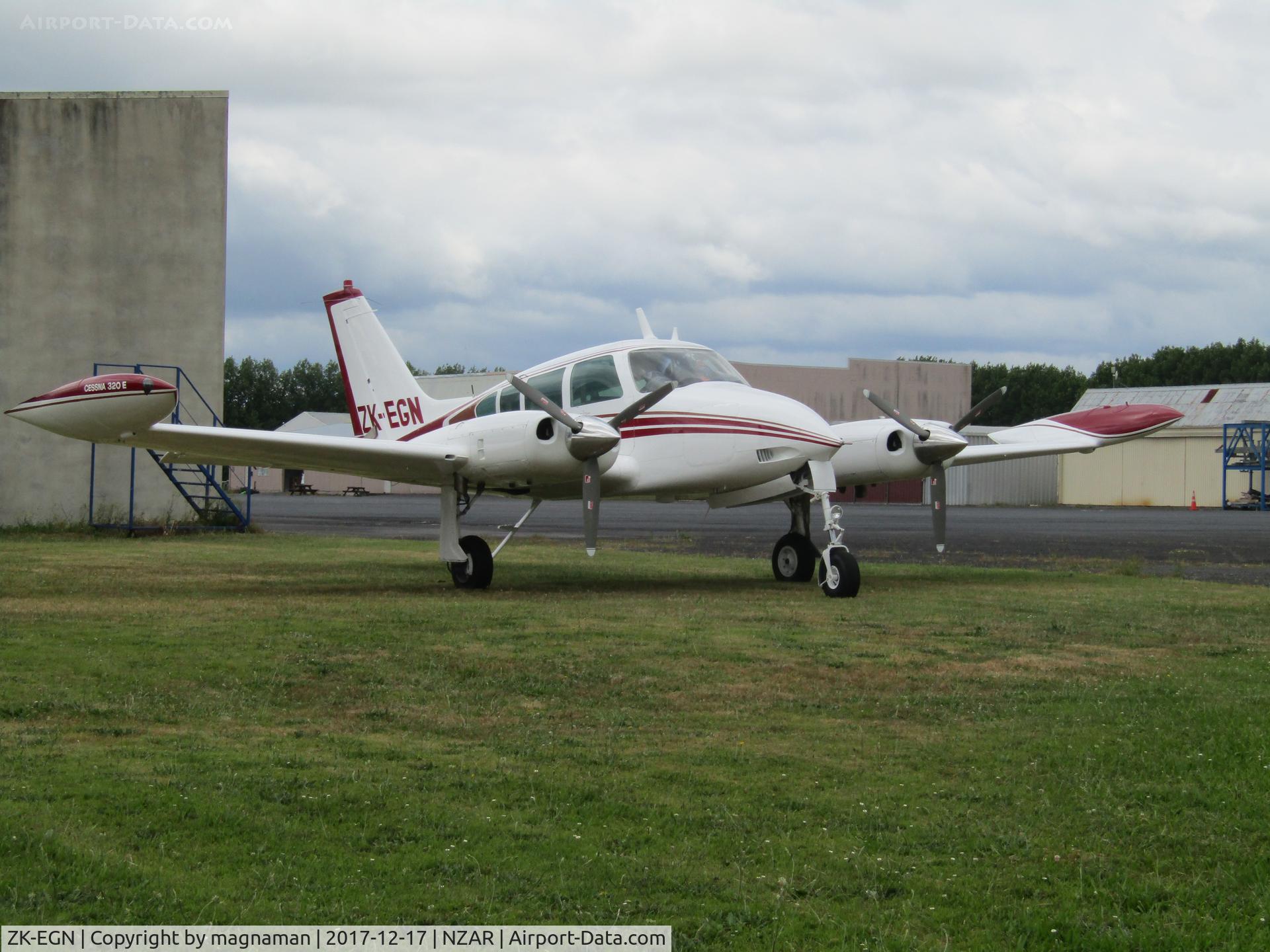 ZK-EGN, 1966 Cessna 320E Executive Skyknight C/N 320E-0070, only one in NZ