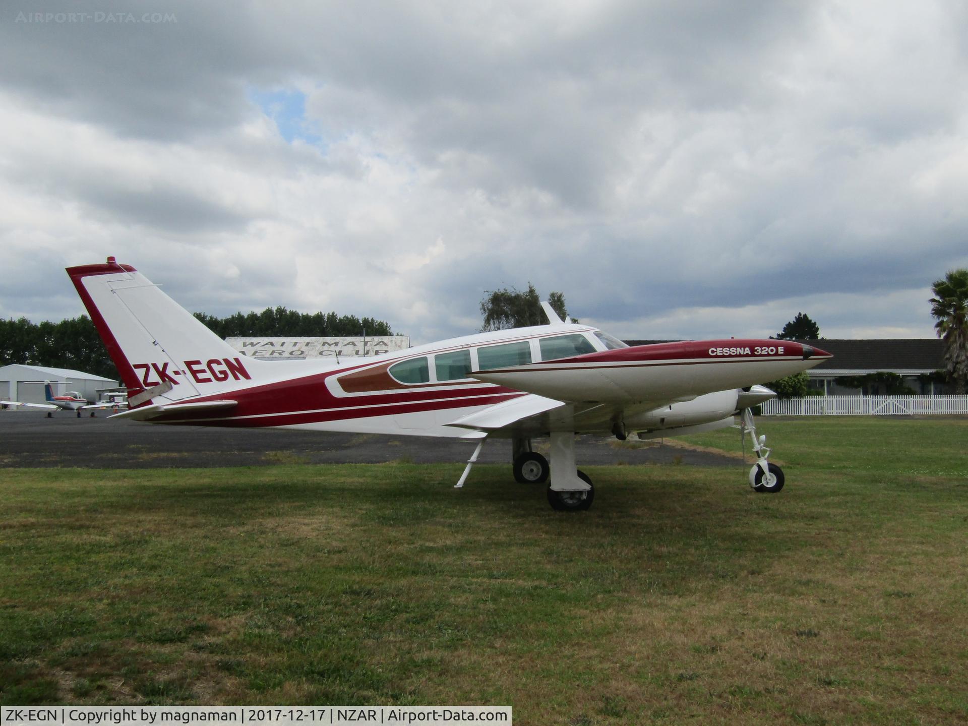 ZK-EGN, 1966 Cessna 320E Executive Skyknight C/N 320E-0070, still the only one in NZ