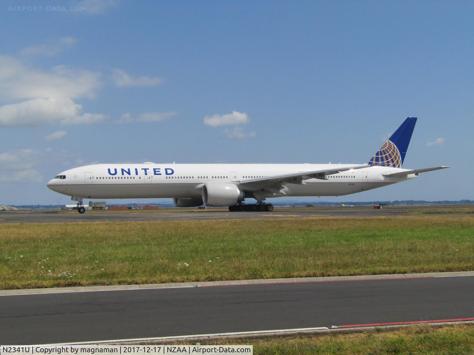 N2341U, 2017 Boeing 777-300/ER C/N 63721 / 1493, on way back to usa