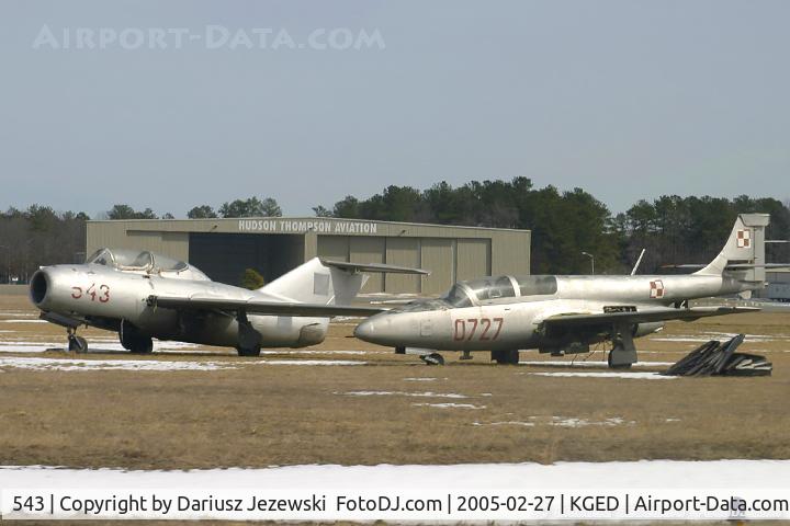 543, Aero CS-102 (MiG-15UTI) C/N 522543, Aero CS-102 (MiG-15UTI)  C/N 522543 C/N 522543 was used in Poland with 543 markings
