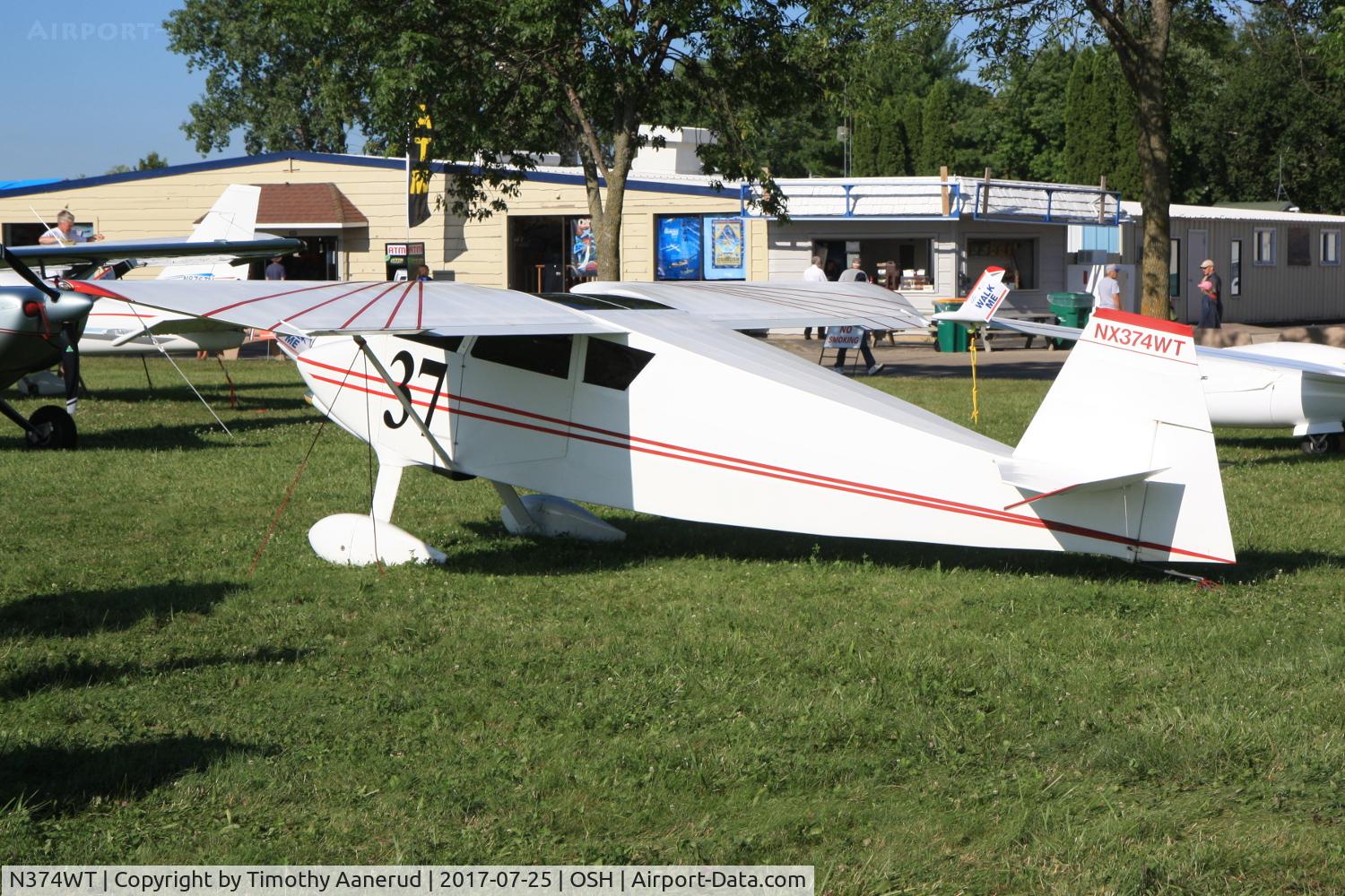 N374WT, 2003 Wittman W-10 Tailwind C/N 168, 2003 Wittman W-10 Tailwind, c/n: 168