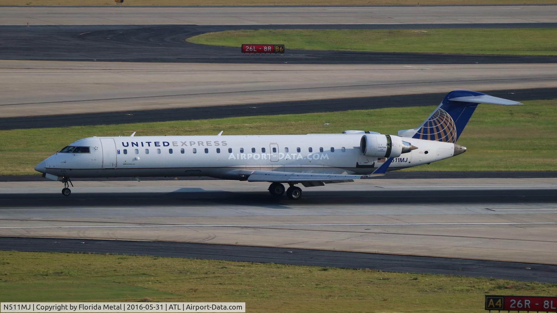 N511MJ, 2003 Bombardier CRJ-700 (CL-600-2C10) Regional Jet C/N 10104, United Express