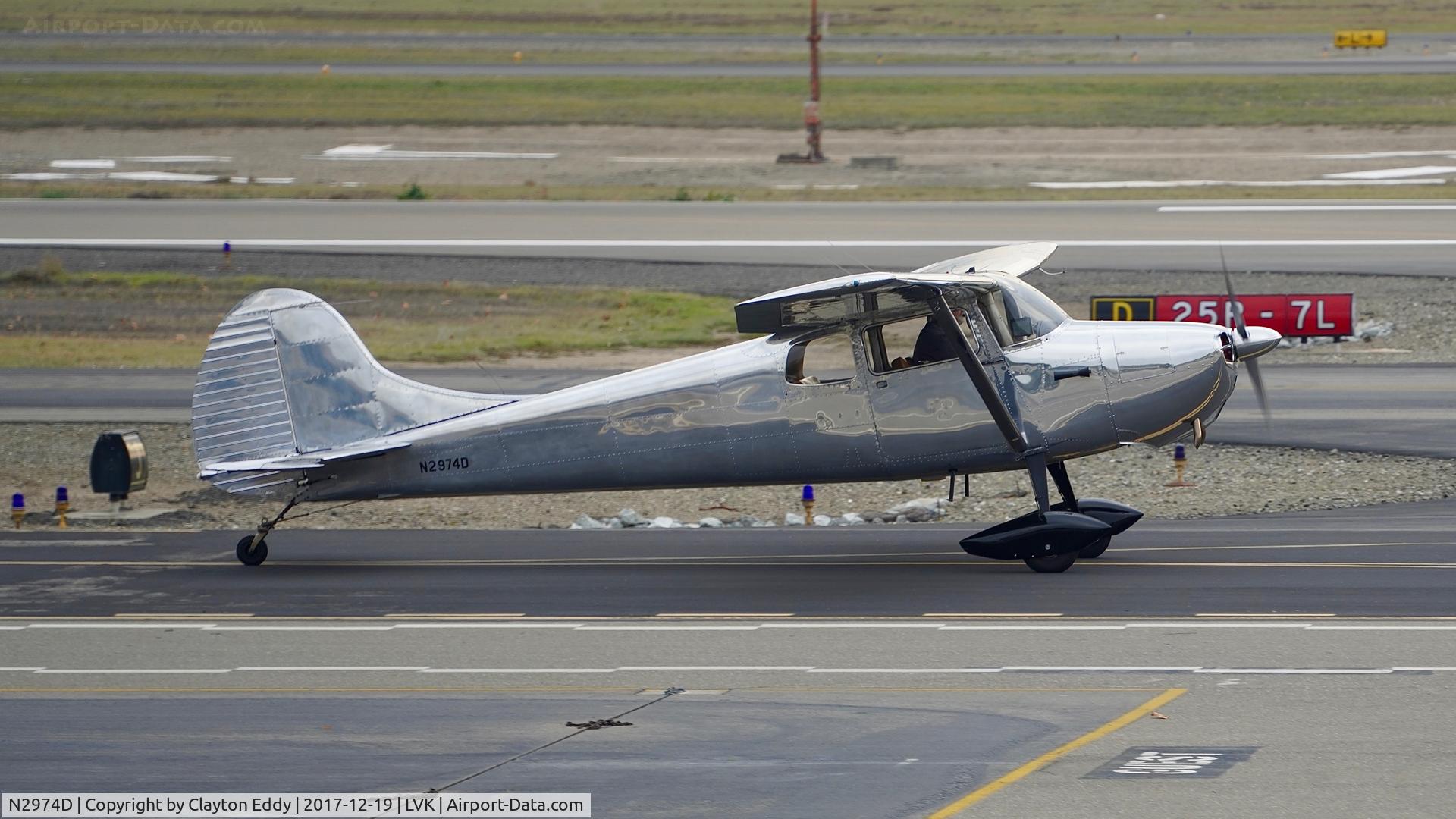 N2974D, 1955 Cessna 170B C/N 26917, Livermore Airport California 2017.