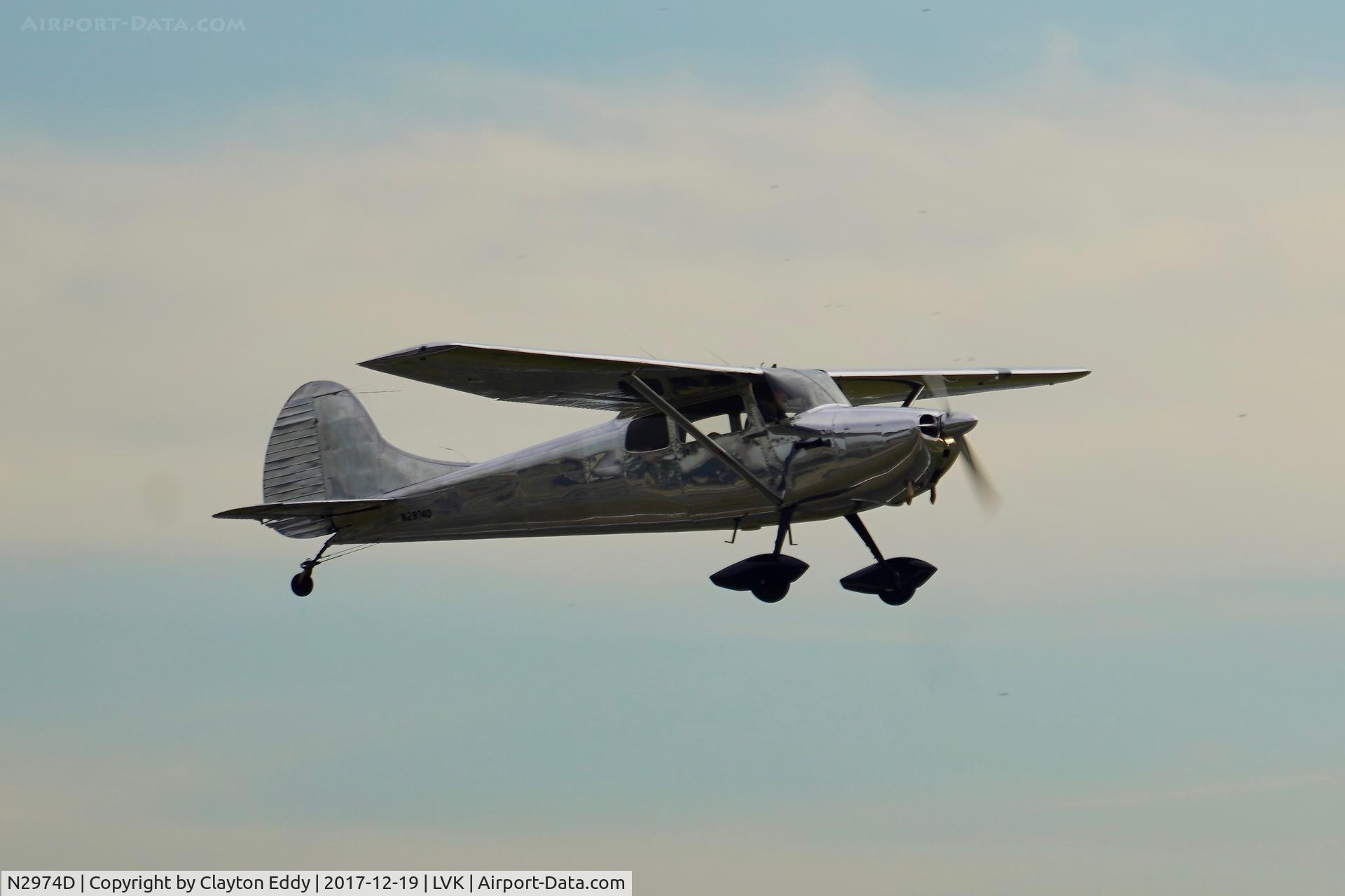N2974D, 1955 Cessna 170B C/N 26917, Livermore Airport California 2017.