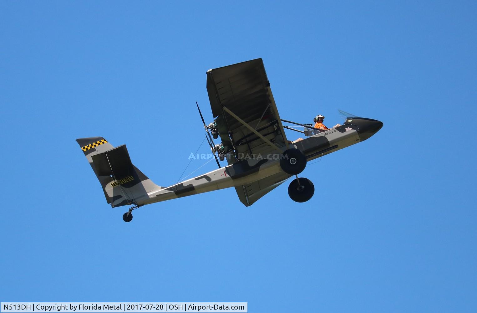 N513DH, 2002 Leza-Lockwood Air Cam C/N AC115, Air Cam