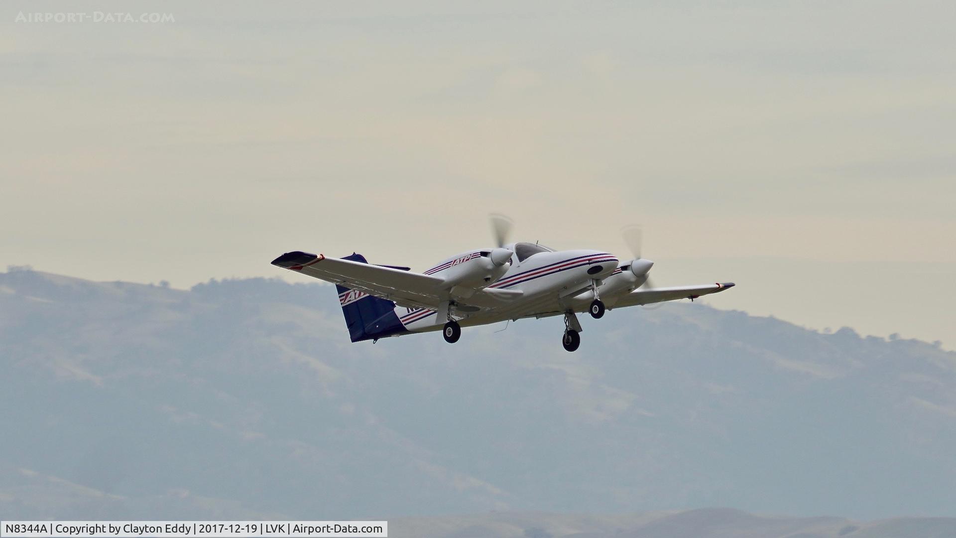 N8344A, 2008 Piper PA-44-180 Seminole C/N 4496264, Livermore Airport California 2017.