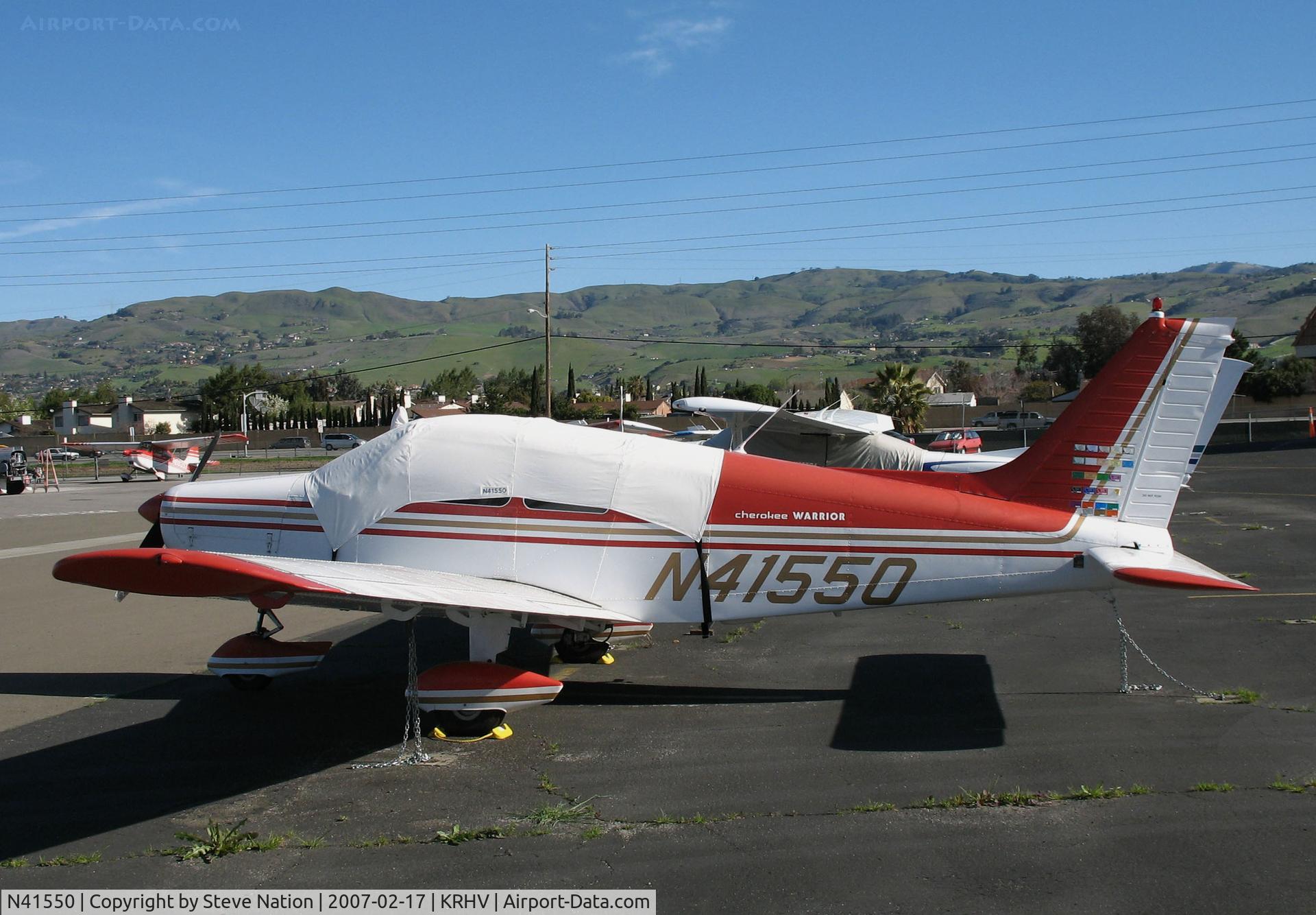 N41550, 1974 Piper PA-28-151 Cherokee C/N 28-7415266, 1974 Piper PA-28-151 @ Reid-Hillview Airport (San Jose), CA (now with Gary Pester Farms, Hingham, MT)