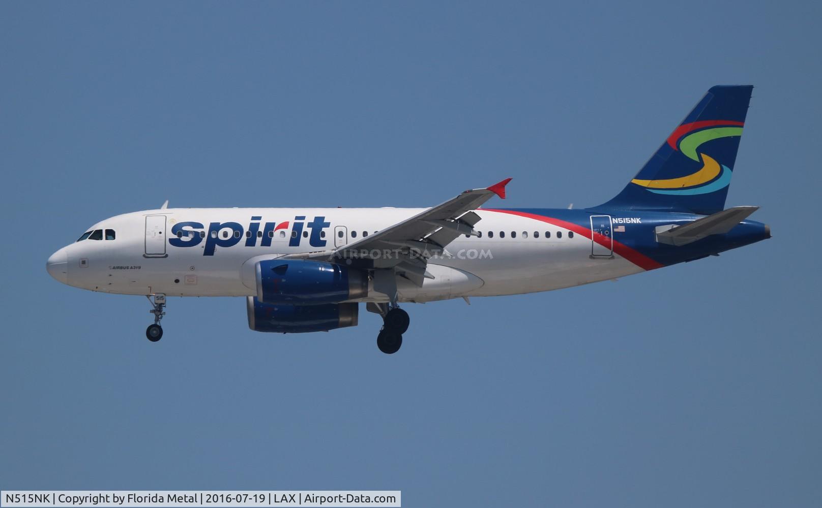 N515NK, 2006 Airbus A319-132 C/N 2698, Spirit