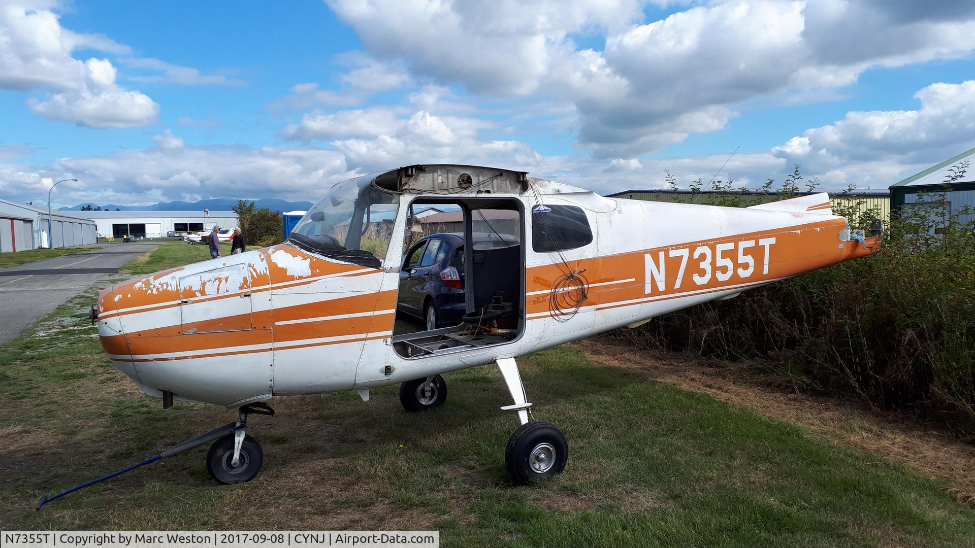 N7355T, 1959 Cessna 172A C/N 46955, At her new home and under restoration