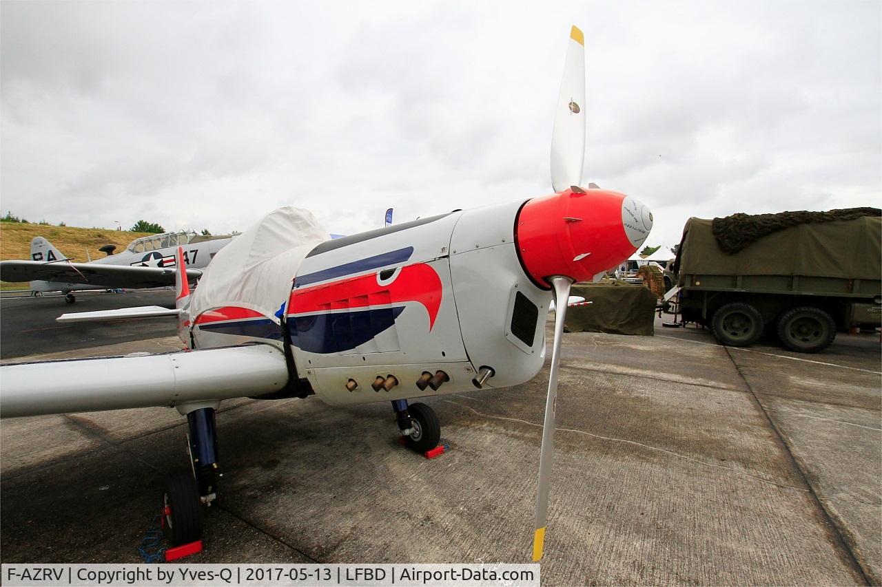 F-AZRV, Zlin Z-526 Trener Master C/N 1079, Zlin Z-526 Trener Master, Static display, Bordeaux-Mérignac Air Base 106 (LFBD-BOD) Open day 2017