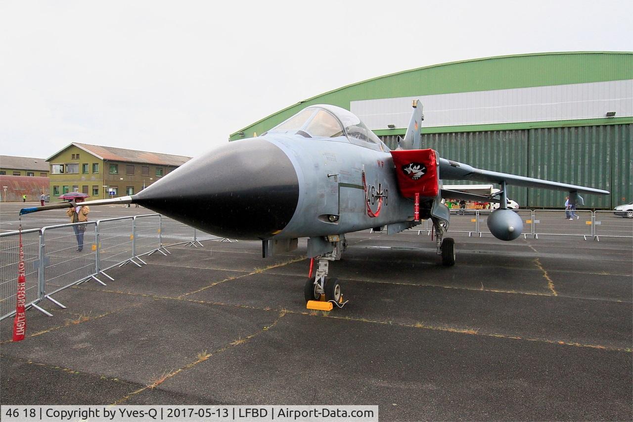 46 18, Panavia Tornado IDS C/N 789/GS251/4318, German Air Force Panavia Tornado IDS, Static display, Bordeaux-Mérignac Air Base 106(LFBD-BOD) Open day 2017