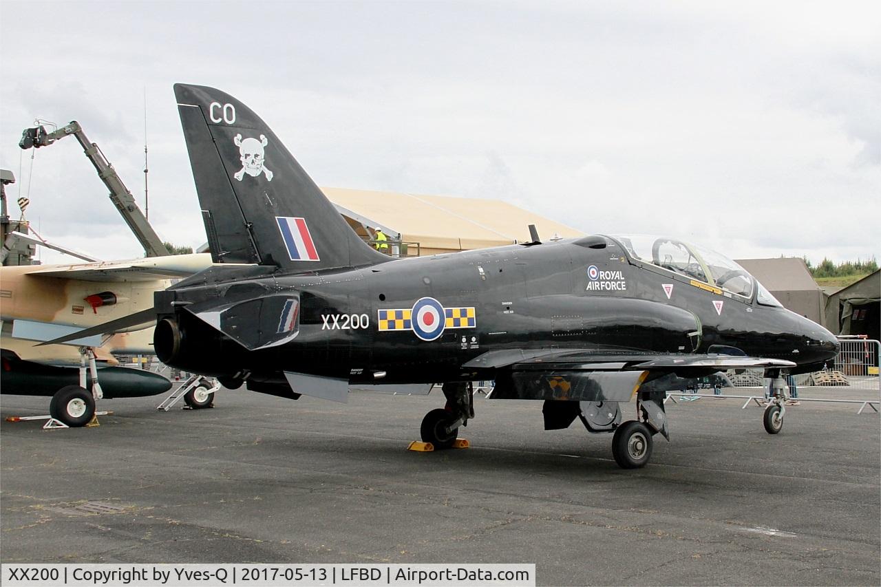 XX200, 1978 Hawker Siddeley Hawk T.1A C/N 047/312047, Hawker Siddeley Hawk T.1A, Static display, Bordeaux-Mérignac Air Base 106 (LFBD-BOD) Open day 2017