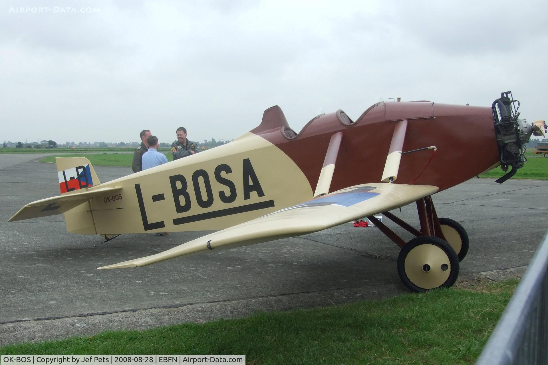 OK-BOS, 2007 Avia BH-5 C/N 02, Replica first flown in 2007 with Walter engine from 1923 at the Koksijde Air Day in 2008.