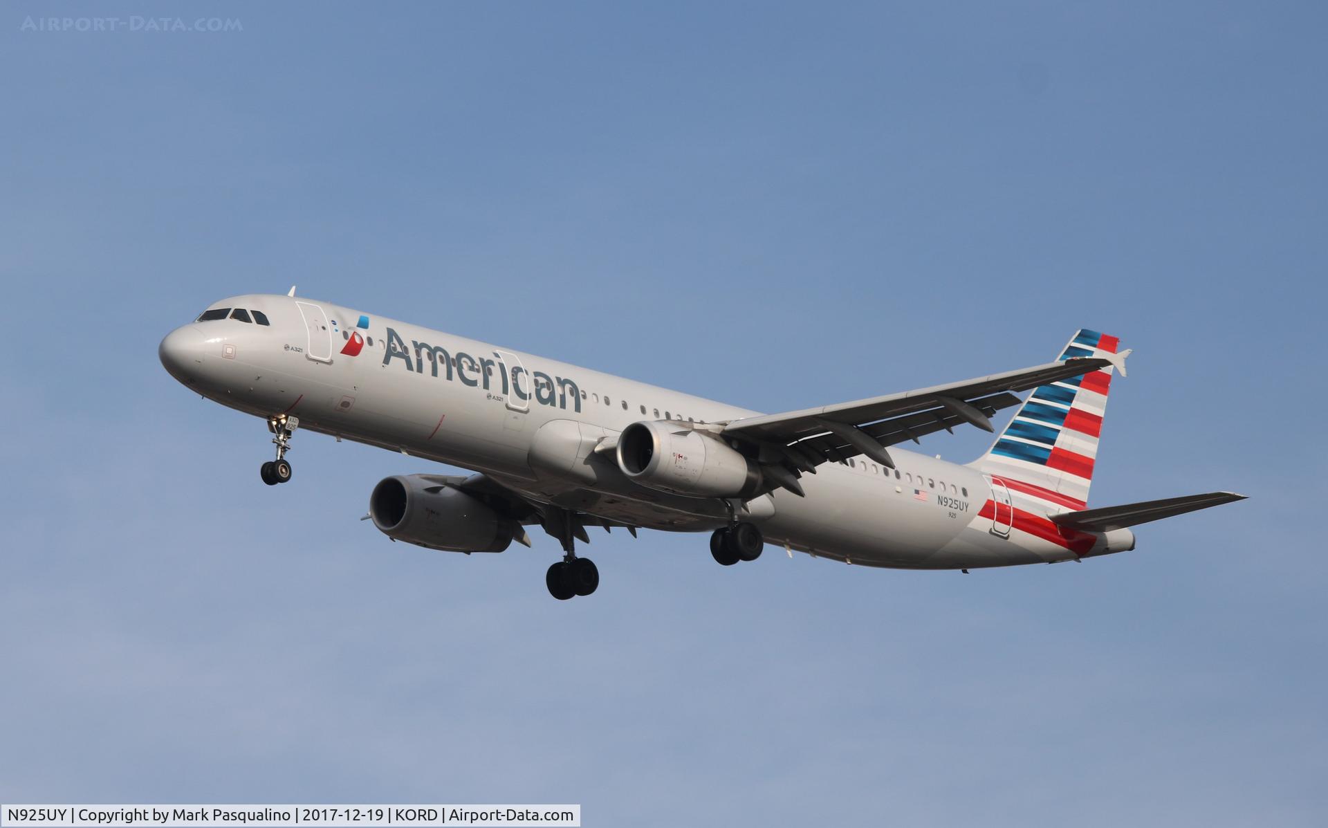 N925UY, 2015 Airbus A321-231 C/N 6613, Airbus A321