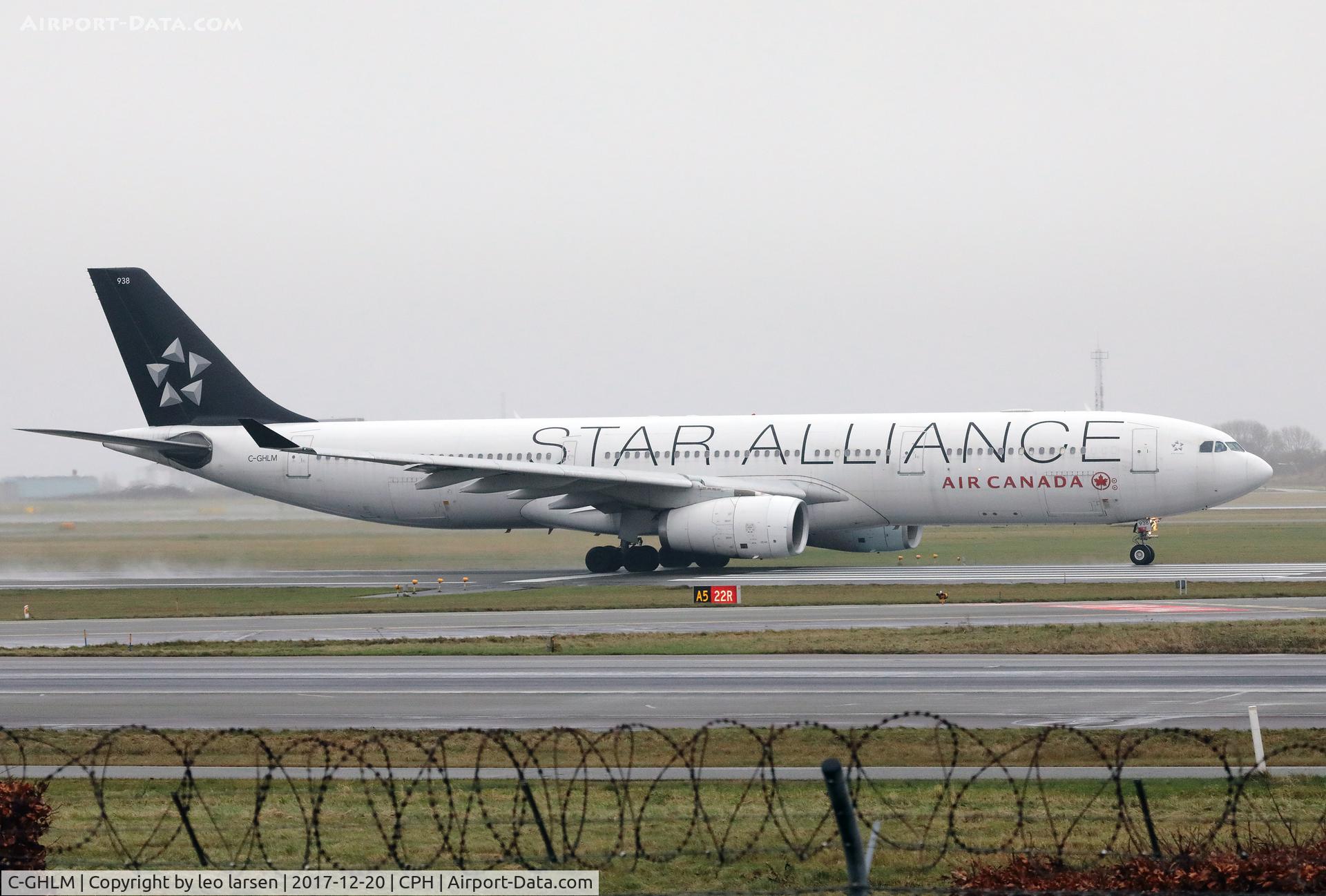 C-GHLM, 2001 Airbus A330-343 C/N 0419, Copenhagen 20.12.2017
