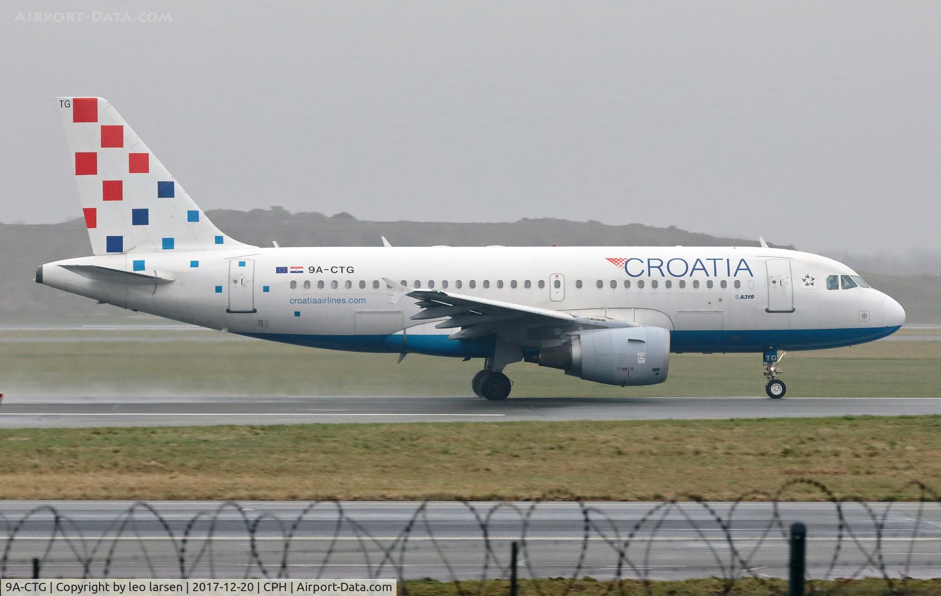 9A-CTG, 1998 Airbus A319-112 C/N 767, Copenhagen 20.12.2017